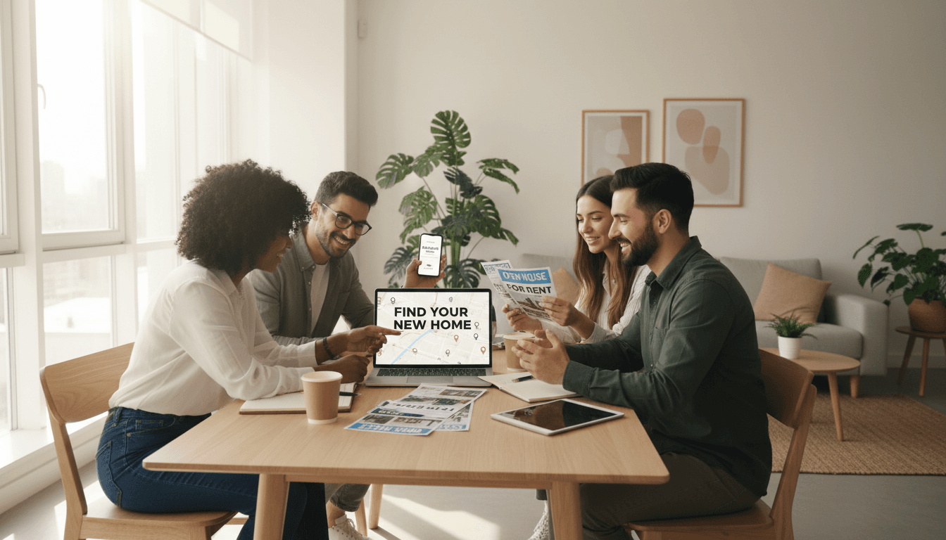 Expat reviewing housing options with ClearPath support