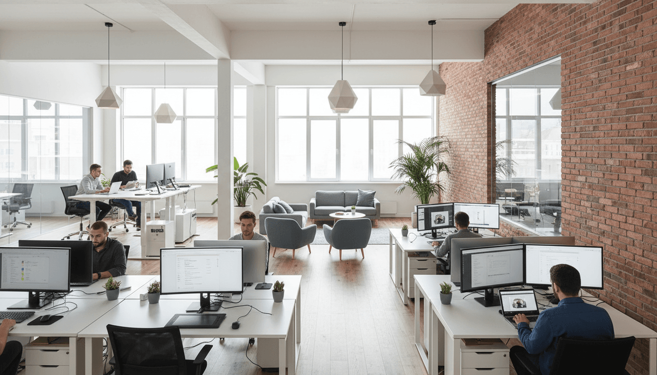 Expat walking into a bright, modern apartment in the Netherlands with natural lighting and welcoming interior